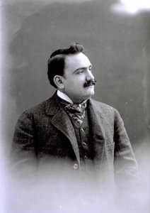 Ritratto di Enrico Caruso, c.1900 da Italian Photographer