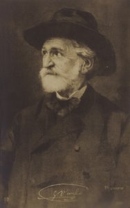Ritratto di Giuseppe Verdi da Italian Photographer