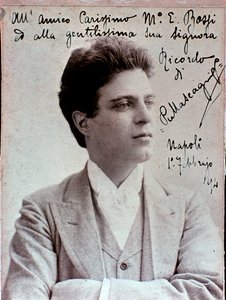 Ritratto di Pietro Mascagni, compositore italiano da Italian Photographer