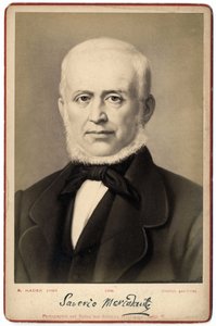 Ritratto di Saverio Mercadante (1795-1870), compositore italiano da Italian Photographer
