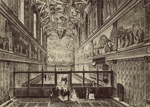 Cappella Sistina costruita nel XV secolo, da Giovanni de Dolci da Italian Photographer