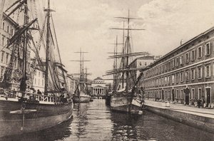 Trieste: Canale Grande (foto b/n) da Italian Photographer