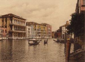 Venezia / Venezia: Canal Grande e Palazzo Browning (foto a colori)