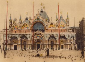 Venezia / Venice: Chiesa S Marco (coloured photo)