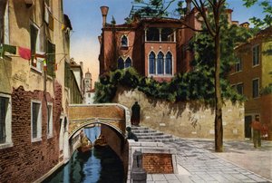 Venezia / Venice: Rio S Gregorio (coloured photo) da Italian Photographer