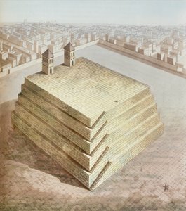Un Teocalli messicano, c.1820