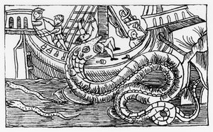 Un serpente marino, da 