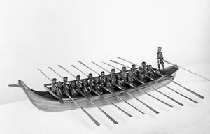 Un modello della Fusta veneziana da Italian School