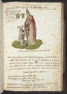 Profezie e immagini del quindicesimo Papa, di Gioacchino da Fiore da Italian School