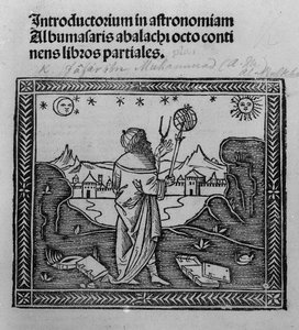 Un astronomo che osserva le stelle, da Introductorium in astronomiam, pubblicato a Venezia nel 1506 da Italian School