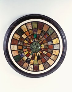 Piano di tavolo in marmo italiano, XIX secolo