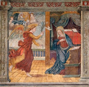 Affresco anonimo della fine del XV secolo da Italian School
