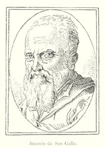 Antonio da San Gallo (incisione) da Italian School