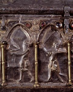 Arca di Barbarossa, con scene della vita di San Giovanni Battista da Italian School