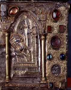 Arca di Barbarossa, con scene della vita di San Giovanni Battista (legno, foglia d