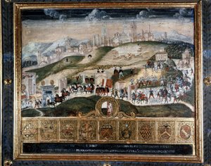 Arrivo a Siena di Cosimo I de