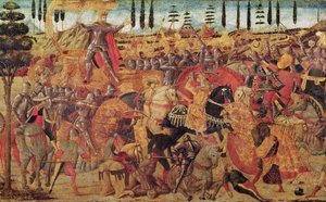 Battaglia tra Dario (399-330 a.C.) e Alessandro Magno (356-323 a.C.) da Italian School
