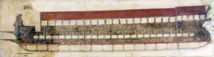 Bucintoro, una galea cerimoniale veneziana usata ogni anno dal Doge di Venezia il giorno dell