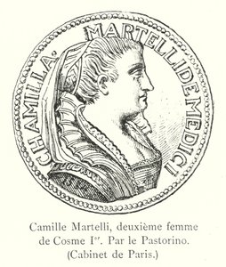 Camilla Martelli, seconda moglie di Cosimo I, Par le Pastorino, Cabinet de Paris