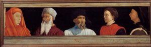 Cassone con 5 ritratti del Maestro del Rinascimento Fiorentino