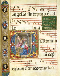 Miniatura corale con l