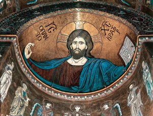 Cristo pantocratore o Cristo in Gloria, decorazione dell