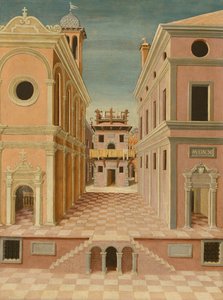 Veduta della città da Italian School