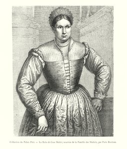 Collection du Palais Pitti, La Balia di Casa Medici, nourrice de la Famille des Medicis, par Paris Bordone da Italian School