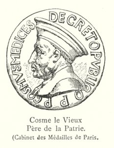 Cosimo il Vecchio, Padre della Patria, Cabinet des Medailles de Paris