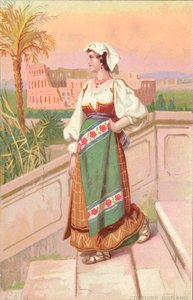 Costume Romano (chromolitho) da Italian School