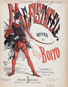 Copertina della partitura musicale dell