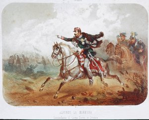 Guerra di Crimea: la carica del comandante Alfonso Ferrero La Marmora da Italian School