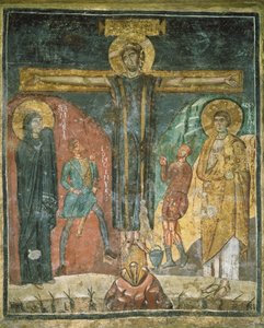 Crocifissione, 741-52 da Italian School
