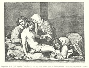 Deposizione dalla Croce detta La Pietà di Luco, Collezioni di Firenze (incisione) da Italian School