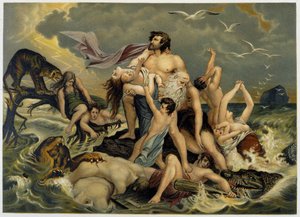 Diluvio - in "Aurea Bibbia classica: storia della rivelazione divina nell