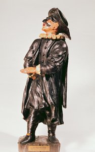 Dottor Balanzone, dal Teatro Serafino (legno policromo)