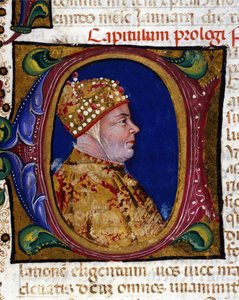 Doge Antonio Venier, ritratto illuminato del 1382 da Italian School