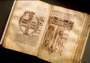 Doppia pagina di un manoscritto liturgico dell