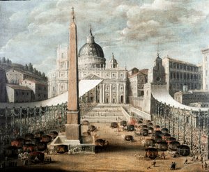Festa del Corpus Domini in Piazza San Pietro a Roma da Italian School