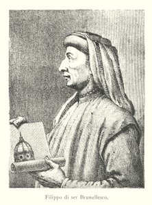 Filippo di ser Brunelleschi (incisione) da Italian School