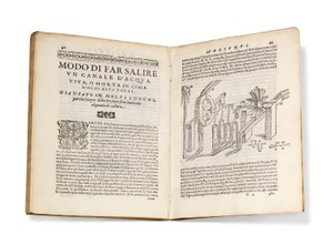 Prima edizione della traduzione di Aleotti dei Pneumatici di Eroe