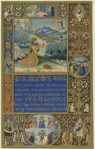 Prima pagina di un salterio di Sinibaldo di Perugia da Italian School