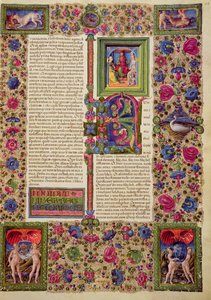 Primo Libro dei Re, dalla Bibbia di Borso d
