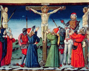 Fol.117v Crocifissione, illustrazione dal 