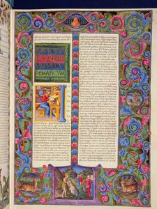 Secondo Vangelo di Marco, dalla Bibbia di Borso d