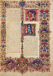 Primo Libro delle Cronache, dalla Bibbia di Borso d