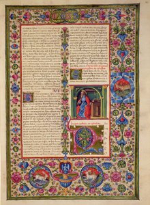 Lettera di San Paolo agli Efesini, dalla Bibbia di Borso d
