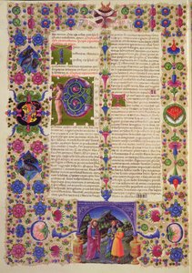 Lettera di San Paolo a Tito, dalla Bibbia di Borso d