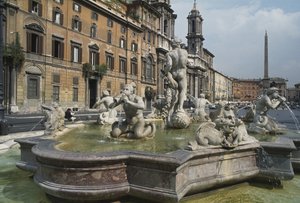 Fontana del Moro, 1653 da Italian School