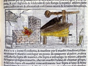 Forgia - in “Pirotechnia” di Biringuccio da Italian School
